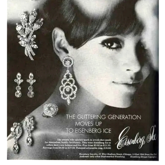 EISENBERG ICE Rare MINT Necklace AND Brooch Combo - Picture 7 of 8